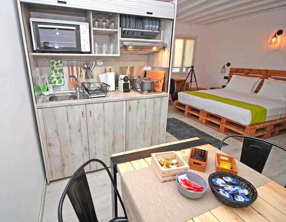 Camara Studio Mykonos Apartment Ornos  Bagian luar foto